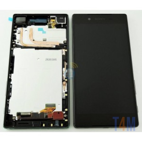 TOUCH+DISPLAY COM FRAME SONY XPERIA Z5 E6653 PRETO